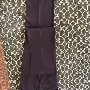 Lands End 100% cotton flat front chinos in brown size 37Wx35L.